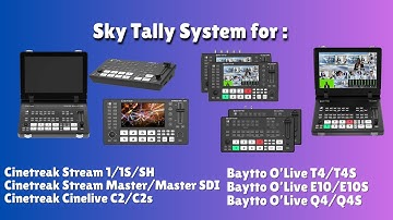 Tally Light System for Cinetreak Series & New Baytto Series