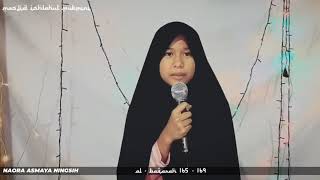 SURAT AL - BAQARAH 165 - 169 / NAORA ASMAYA NINGSIH