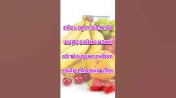 3 loại trái cây chống trầm cảm #baithuocdangian #dexuatyoutube #dinhduong #tráicây