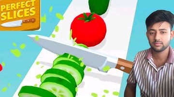 Perfect Slices  🍎🔪 Gameplay 1 #perfectslices 