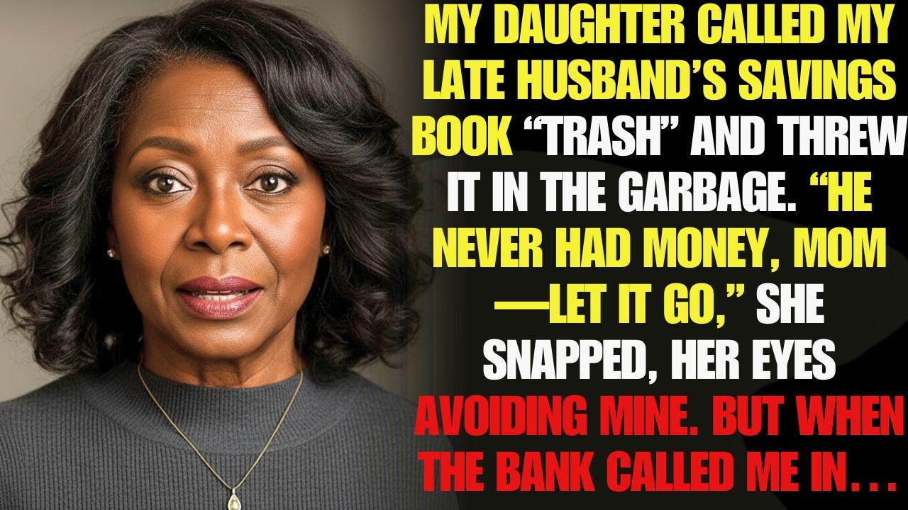 This Is Trash—He Never Had Money: Daughter Threw Out Husband’s Passbook, the Bank Exposed the Truth