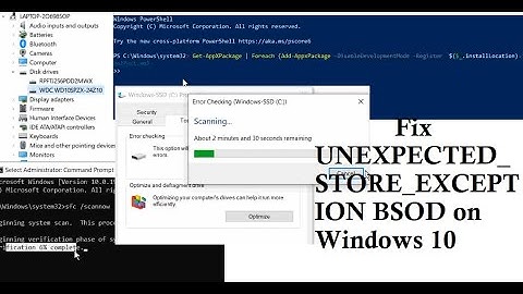 how to fix UNEXPECTED STORE EXCEPTION, BSOD on Windows 10 and windows 11 | 5 Easy Ways