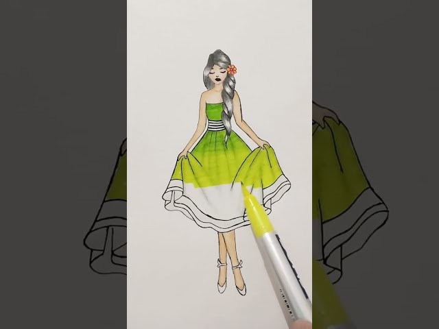 satisfying fashion illustration #creative #art #satisfying #fashion #dress #unique #cool #shorts