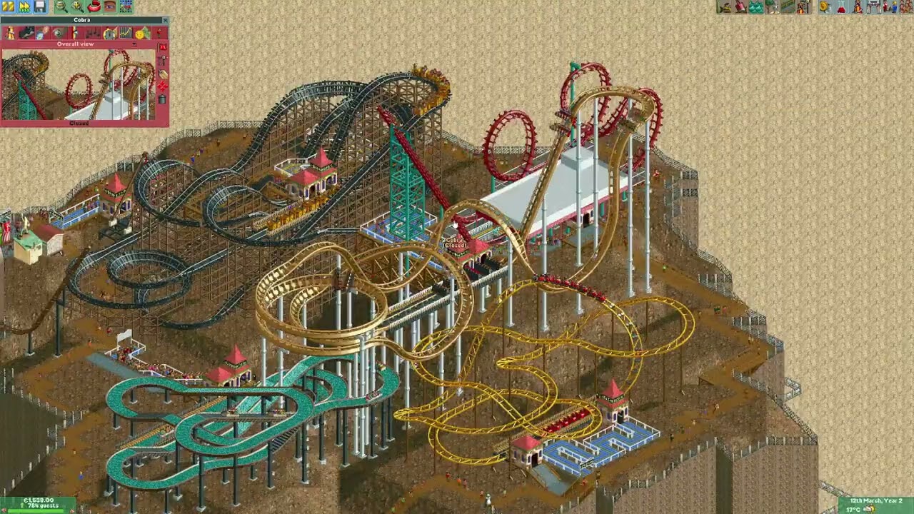 Rollercoaster Tycoon Mission 21 Thunder Rock