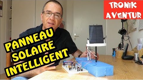 TRONIK AVENTUR 187-  PANNEAU SOLAIRE INTELLIGENT QUI SUIT LE SOLEIL