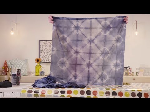 Vidéo: Comment Teindre Les Tissus En Utilisant La Technique Shibori