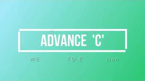 19# Heap Sort/Advance C Programming Video Tutorials for Beginners/2018