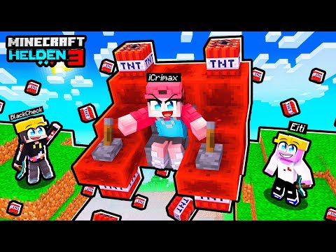 I GIVE ICRIMAX THIS SECRET FLYING MACHINE! (Minecraft Heroes 3)