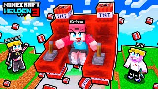 ICH SCHENKE ICRIMAX diese GEHEIME FLUGMASCHINE! (Minecraft Helden 3)