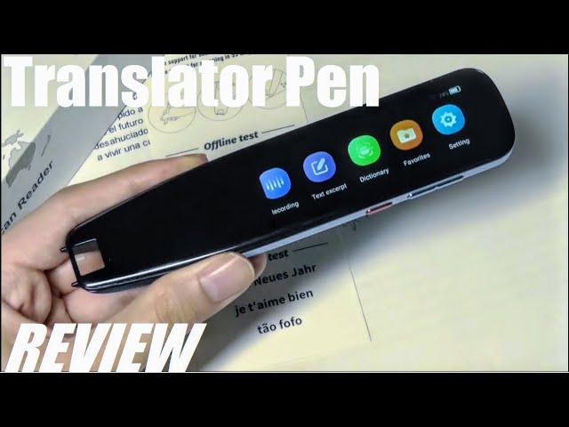 Stylo De Lecture De Traduction De 116 Langues, Stylo De Numérisation De  Traduction Amélioré, Stylo Scanner, Traducteur De Scanner Mobile, Stylo De  Lecture, Numérique Pour Les Apprenants (Noir) : : Fournitures de