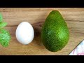 Wenn Sie 1 Avocado und 2 Eier haben, machen Sie dieses köstliche Frühstück!