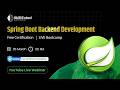 Spring Boot Backend Development Bootcamp