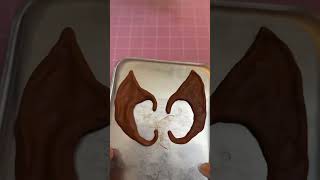 OVEN BAKE CLAY FAIRY EARS! 🧚🏾‍♀️ Quick #diy fairy ear cuffs made with polymer oven bake clay