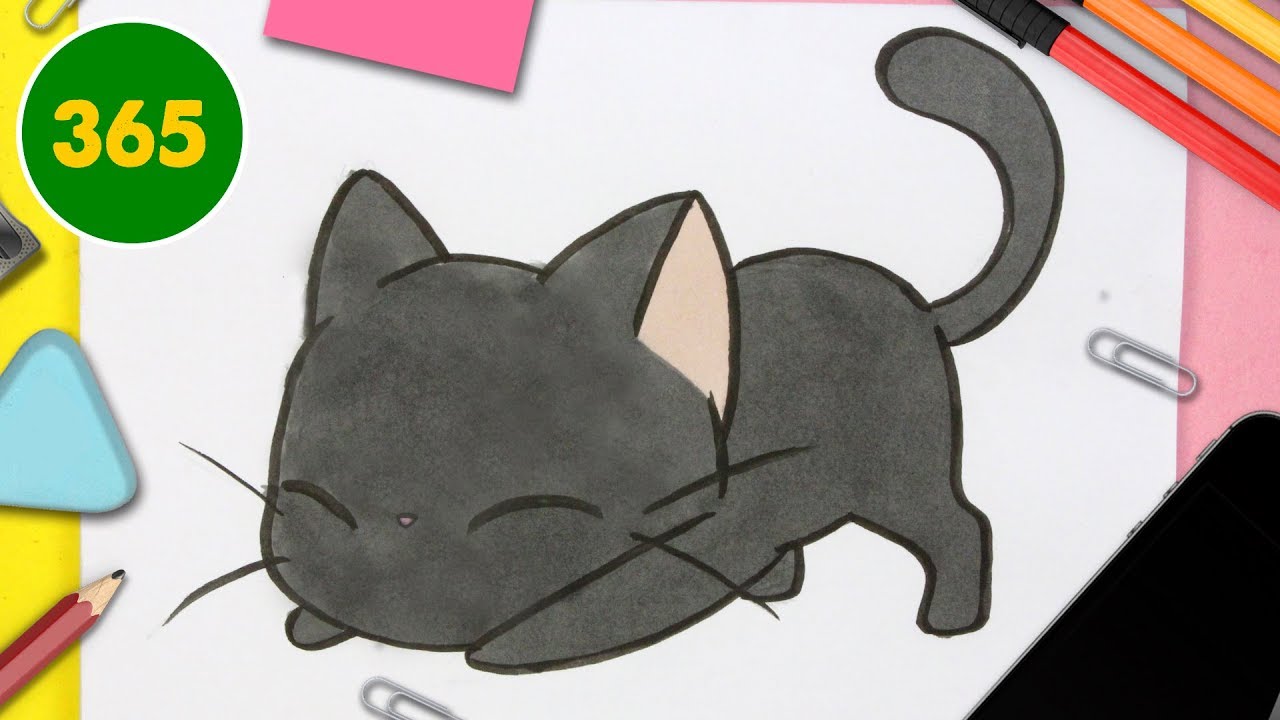 Easy Kawaii Cute Drawings Cat