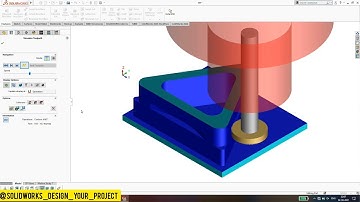Solidworks CAM tutorial 05 | HOW TO GENERATE A PART PROGRAM FROM A 3D MODEL? | solidcam | milling