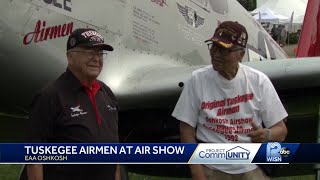 Surviving Tuskegee Airmen share stories of their history at EAA AirVenture