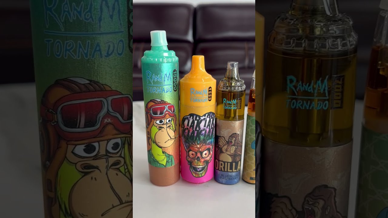 RandM Tornado 15000 Puffs 7000 Puff 9k Disposable Original Vape Great Shorts