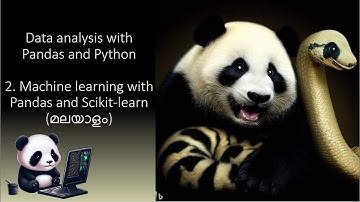 Machine learning with Scikit learn. Python Pandas Series. Explained in Malayalam.