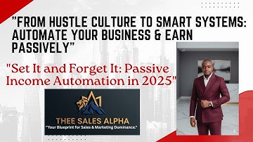 "The Automation Blueprint: Generate Passive Income Without Working 24/7"