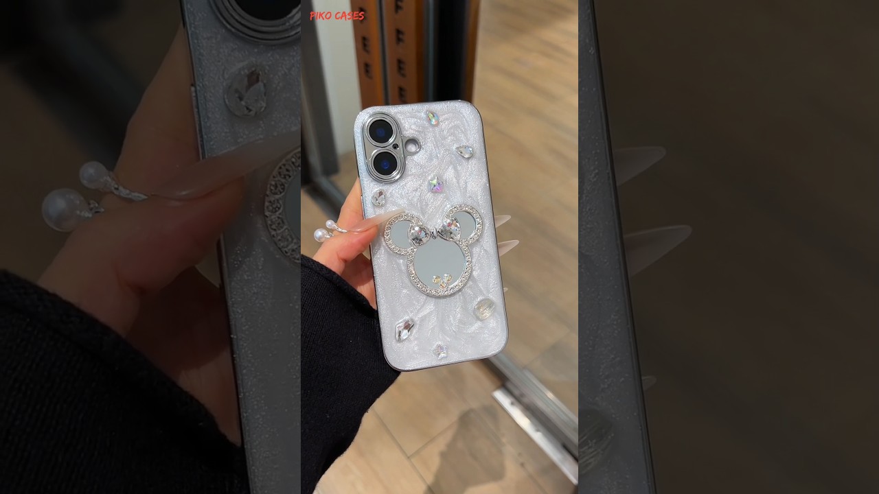 Mickey mouse mirror case for iPhone 16 