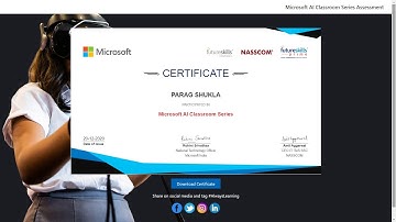 Microsoft AI Classroom Series - Take Assessment Test and Get Certificate (Crack 30 Questions 5 Mins)