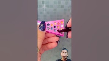 MAKEUP BONEKA MINI 😲 #reactionvideo