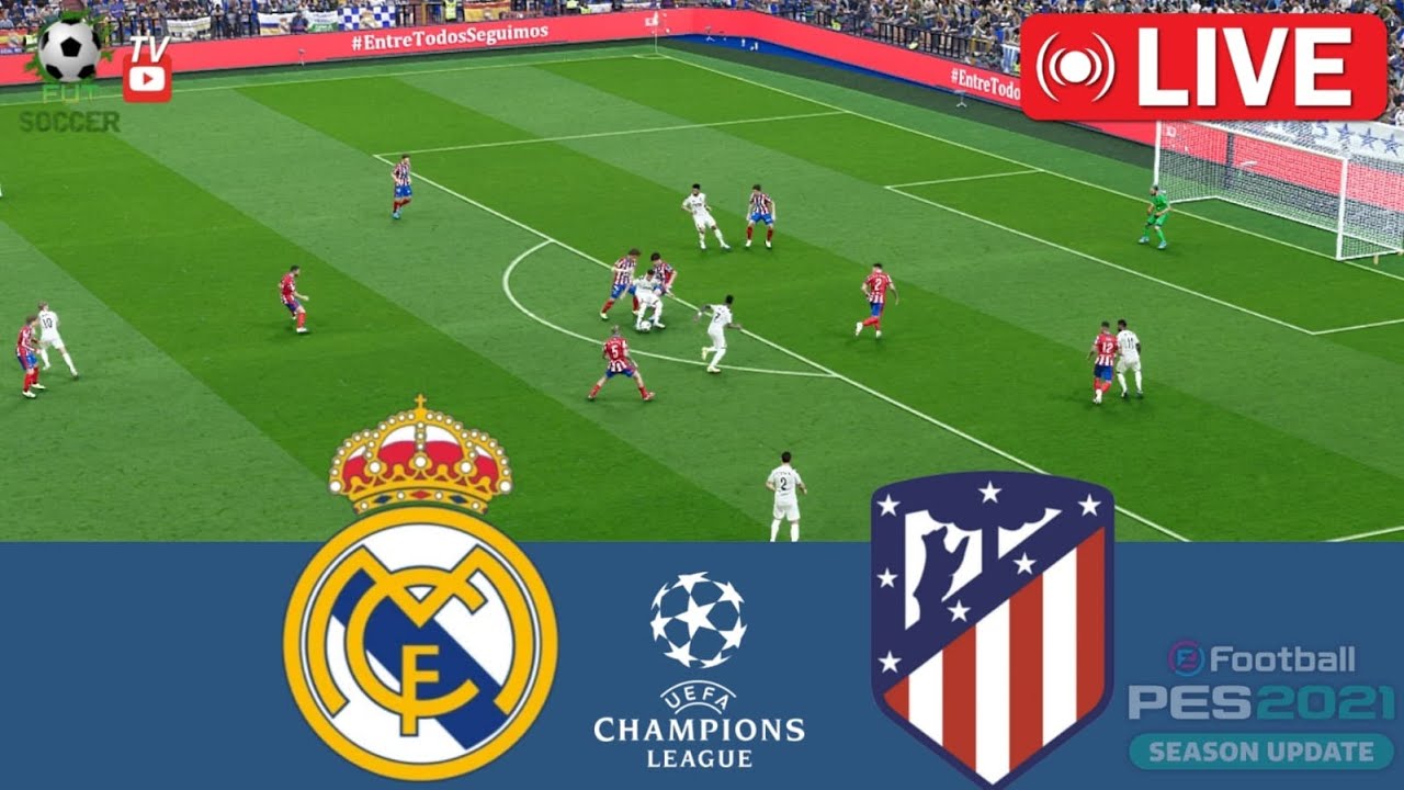 Real Madrid vs Atletico Madrid LIVE 🔴 Champions League 24/2025 ⚽ LIVE ...