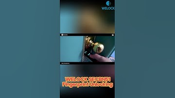 User fingerprint to unlock your door,WELOCK SECBN51  #welock #smartlock #diy