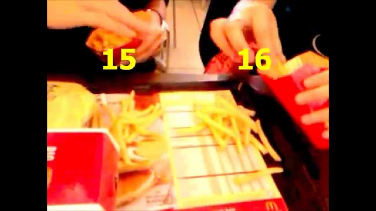 the difference between large and medium fries youtube