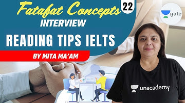 Reading Tips IELTS | L 22 | Fatafat Concepts | GATE 2022 CSE | Mita Mam