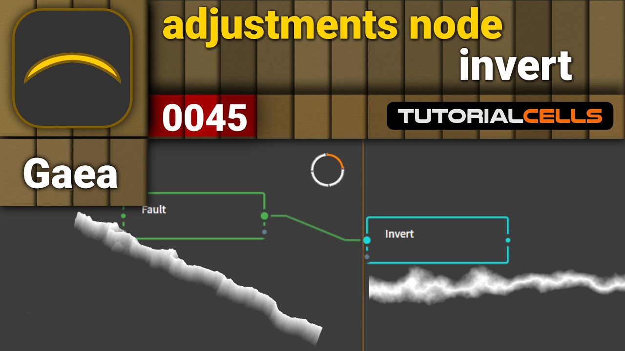 0045. adjustment node ( invert node ) in Gaea - YouTube