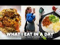 WHAT I EAT IN A DAY TO LOSE WEIGHT & BE HEALTHY | easy & realistic meals for weight loss!