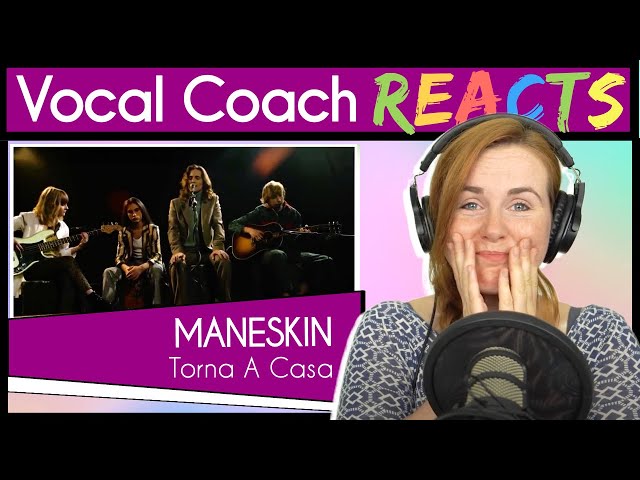 Vocal Coach reacts to Måneskin (Damiano David) - Torna a casa - Live Performance class=