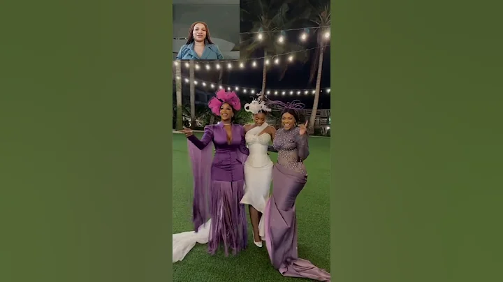 Chioma goodhair stepped out in style to celebrate with Priscilla OJo at her Court wedding beautiful