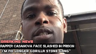 Rapper Casanova Face SLASHED In Prison A Day After Renouncing Gorilla Stone Gang In Letter To Judge