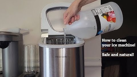 How To Clean - Ice Machine / Maker.  Natural Safe Cleaning.