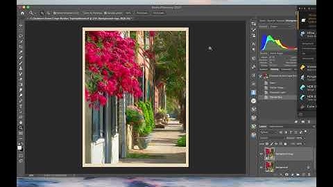 Add a Frame and Drop Shadow in Photoshop