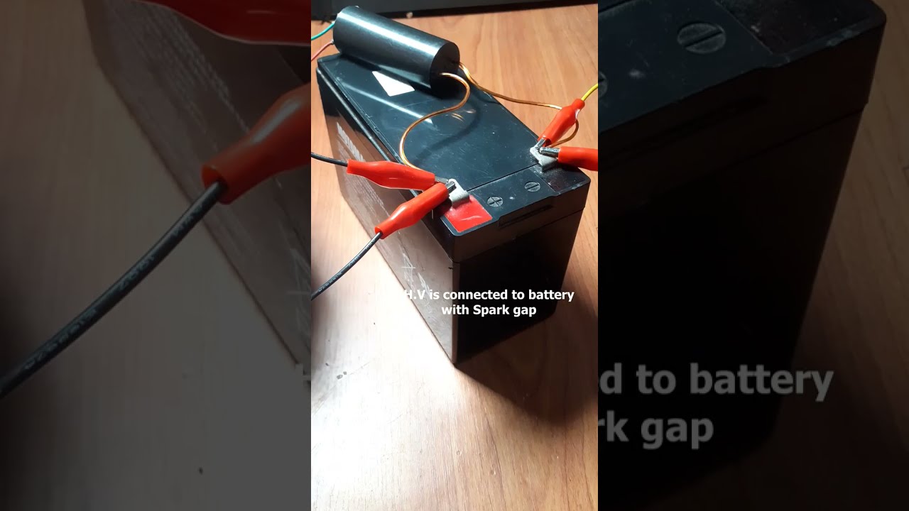 Charge Old UPS Battery Lead Acid With High Voltage Experiment