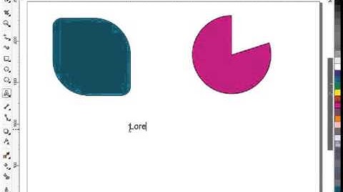 Tutorial CorelDRAW Node Editing