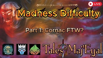 ToME4 Cornac Necromancer | Madness Difficulty Part 1 Live