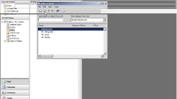 How to Create Address Book and Contact in MS Outlook 2003