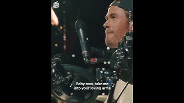 Actor Chris Hemsworth Plays Drums at Ed Sheeran Concert