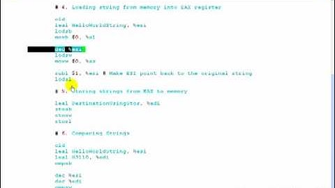 Assembly Primer for Hackers (Part-6) Working with Strings