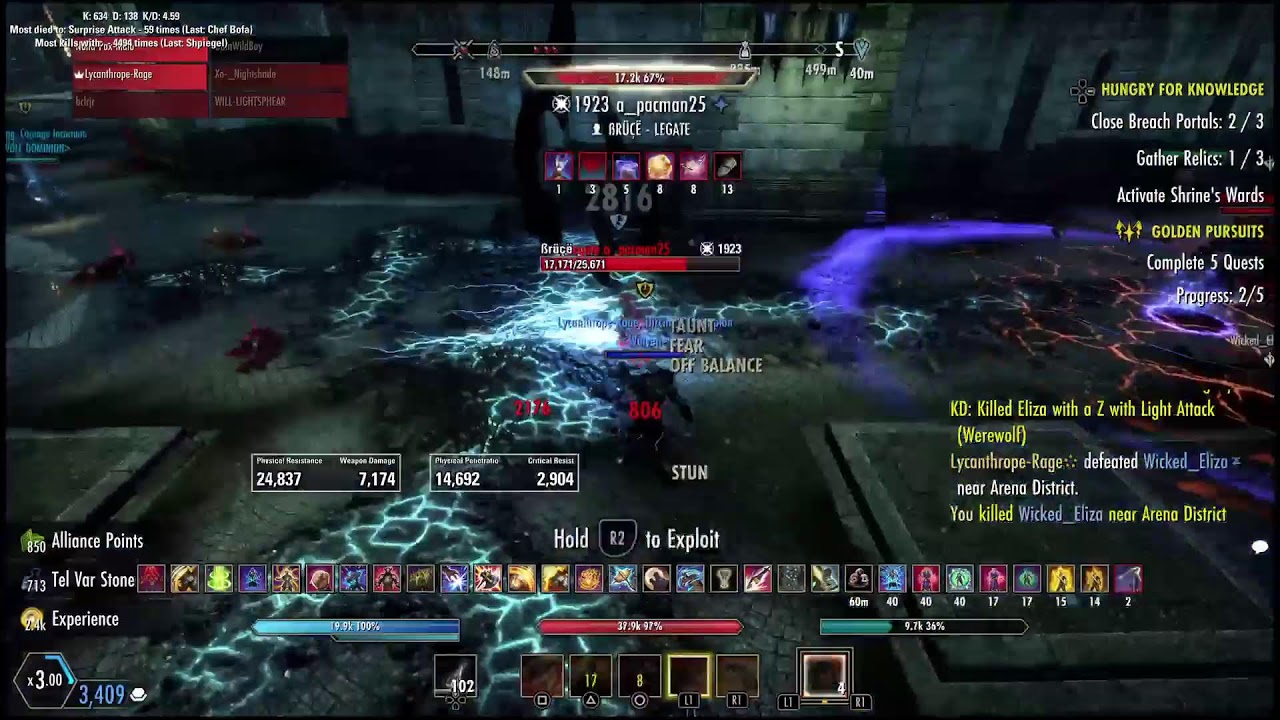 ESO - Werewolf PvP Midyear Mayhem Stream