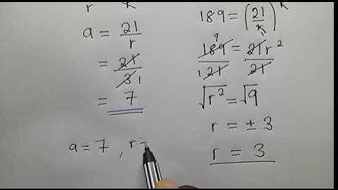 2023 GCE Geometric progression Paper 2 Exam question