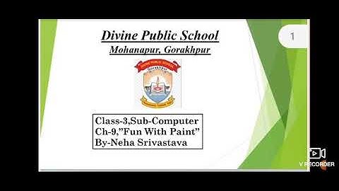 Class-3, Sub-Computer,Ch-9,"Fun With Paint"