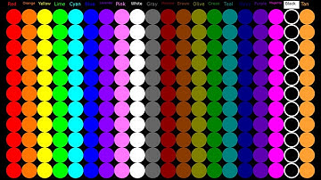 20 Colors Eliminations Marble Race ASRM in Algodoo