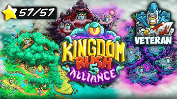 Kingdom Rush 5: Alliance FULL GAME | Veteran | 3 Stars | No Lives Lost