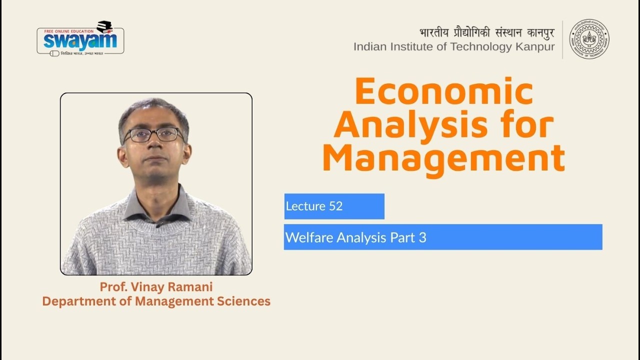 Lecture 52: Welfare Analysis Part 3 - YouTube