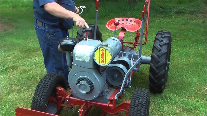 1948 Gibson Model D Tractor with Petter AC1Z Diesel Engine - New Paint -  YouTube